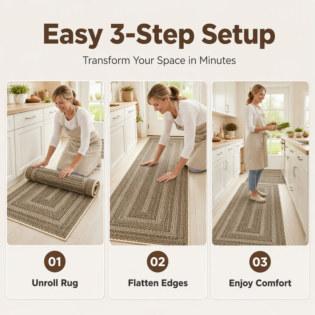 📢📢50% OFF !! ⏰Elegant Woven Runner Rug