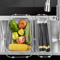 📢📢50% OFF !! ⏰Stainless Steel Telescopic Drainer Basket