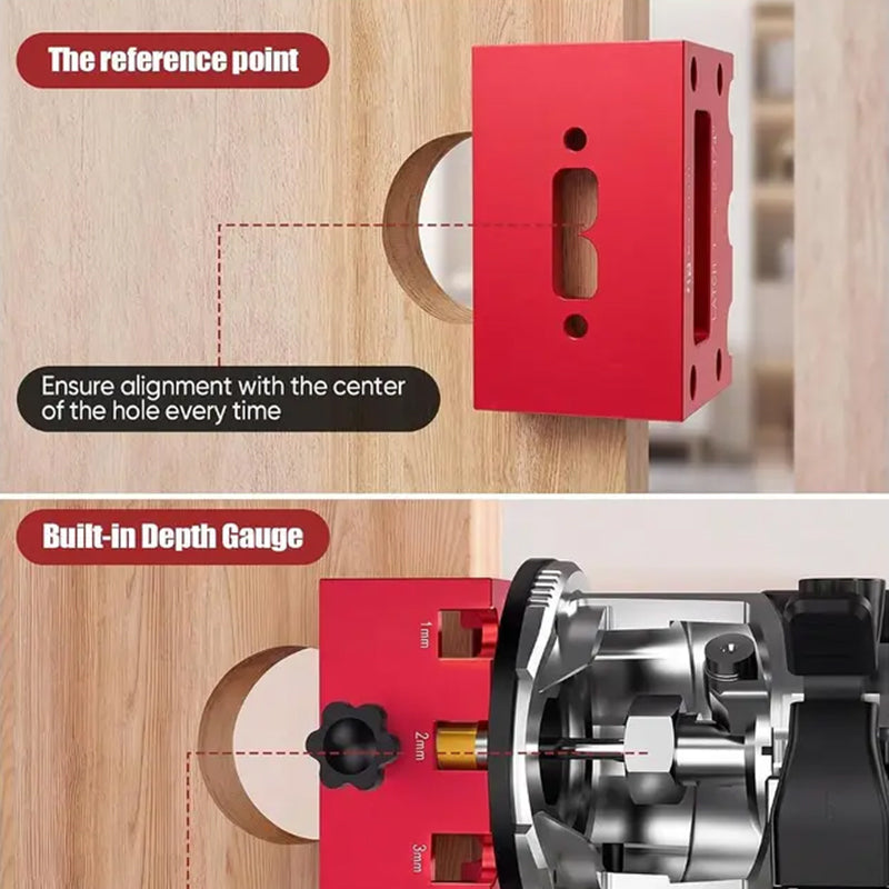 📢📢40% OFF !! ⏰Door Latch Mortising Tool Kit for Wood Doors