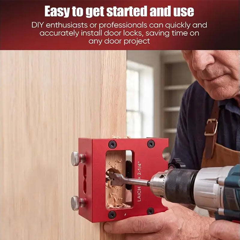 📢📢40% OFF !! ⏰Door Latch Mortising Tool Kit for Wood Doors