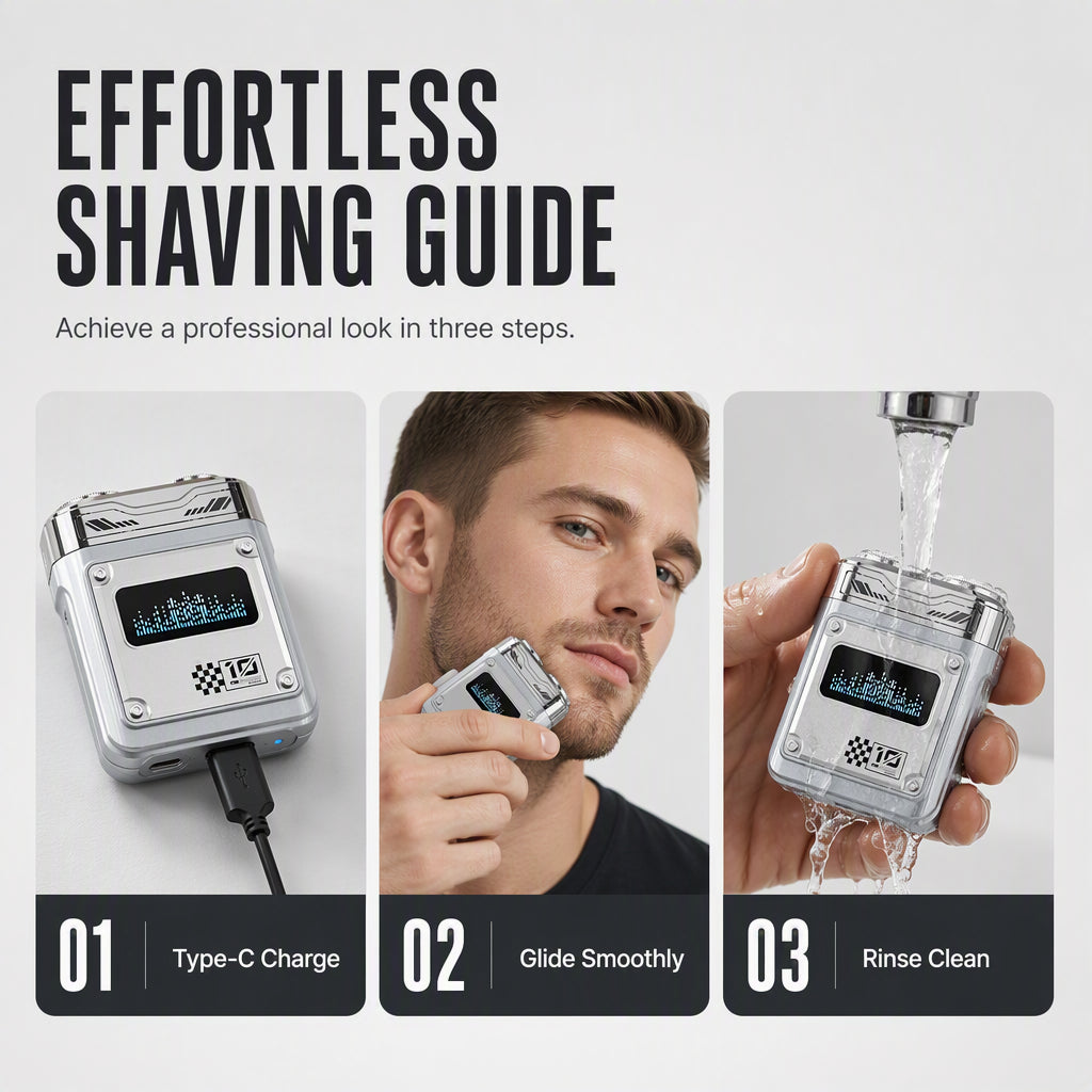 📢📢50% OFF !! ⏰Men's Portable Electric Shaver