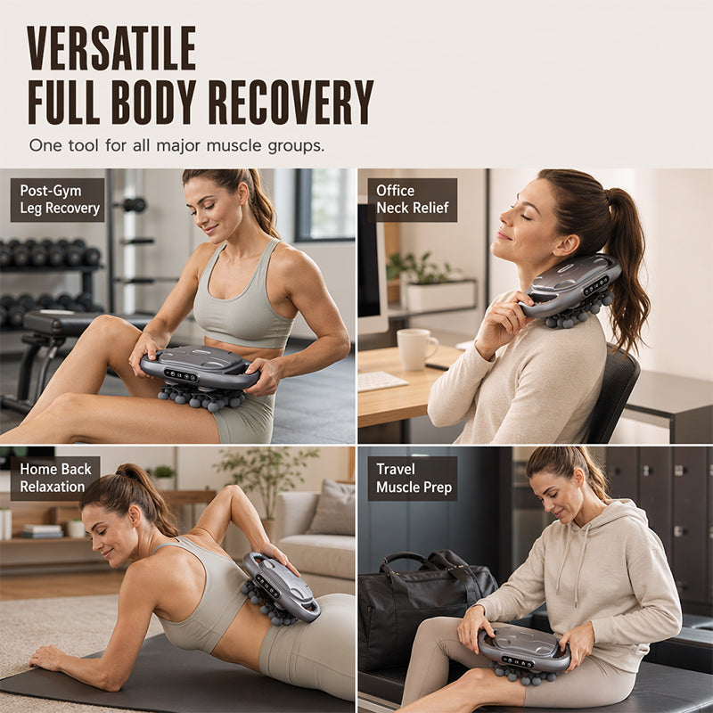 📢📢40% OFF !! ⏰Multi-Head Deep Tissue Fascia Massage Gun