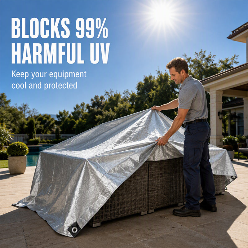 📢📢50% OFF !! ⏰Heavy Duty Thickened Waterproof Tarp 