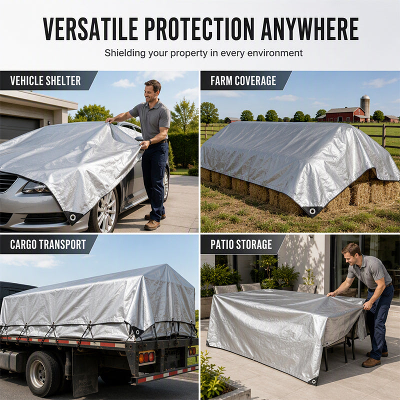📢📢50% OFF !! ⏰Heavy Duty Thickened Waterproof Tarp 
