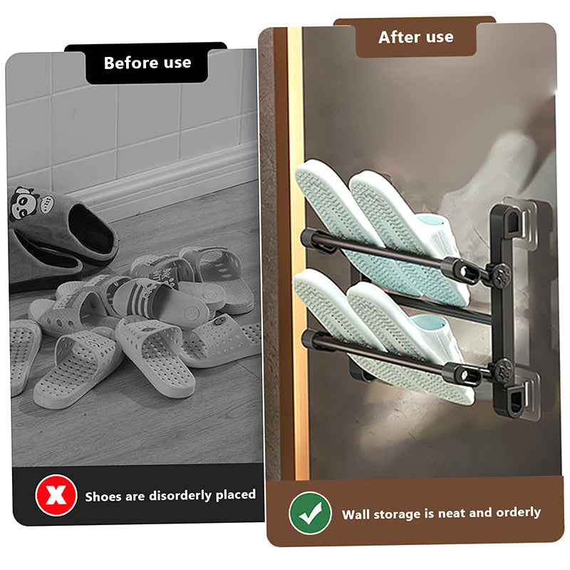 📢📢50% OFF !! ⏰Foldable Door Shoe Rack