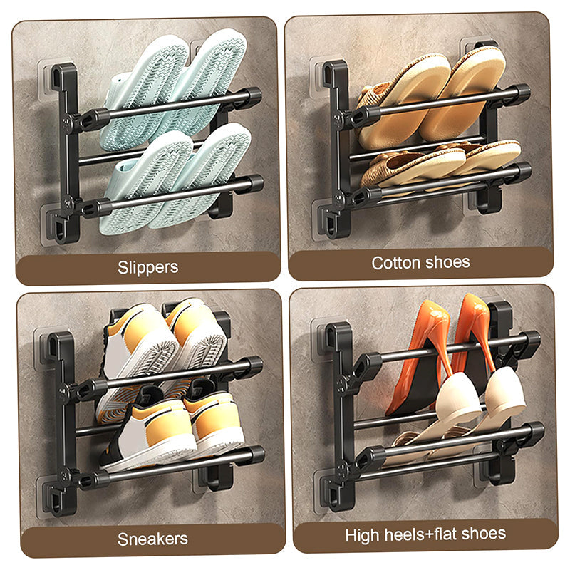 📢📢50% OFF !! ⏰Foldable Door Shoe Rack