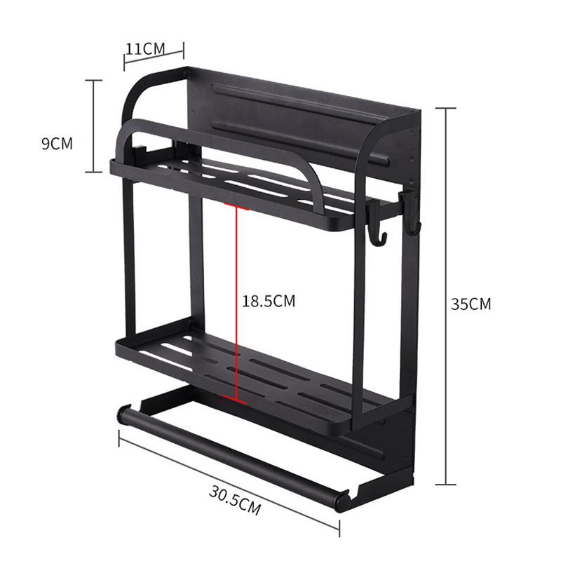 📢📢40% OFF !! ⏰Magnetic Fridge Organizer Rack