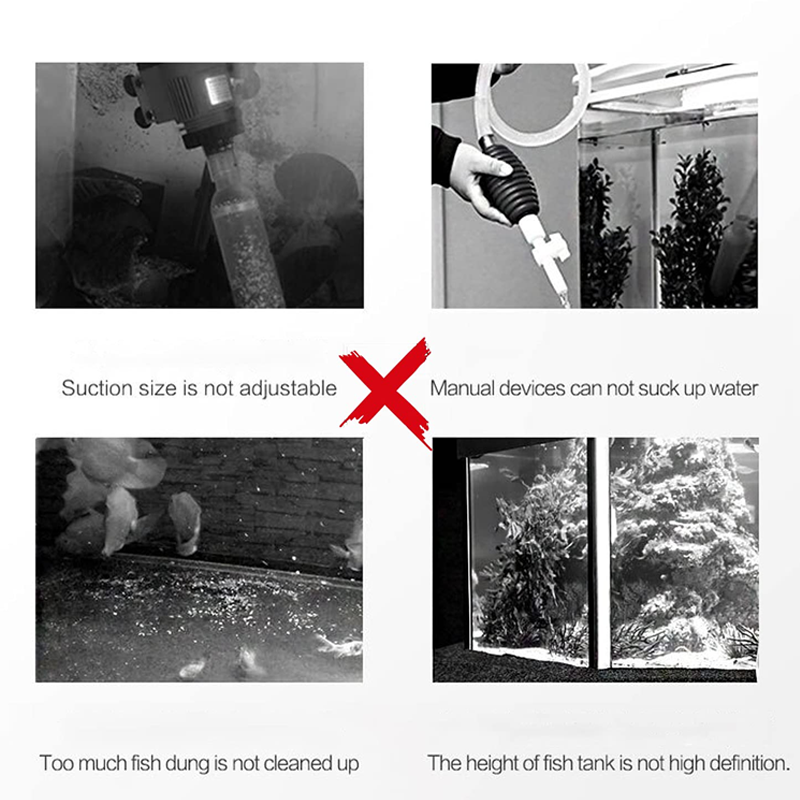 📢📢50% OFF !! ⏰Electric Suction Aquarium Water Changer Filter Cleaner