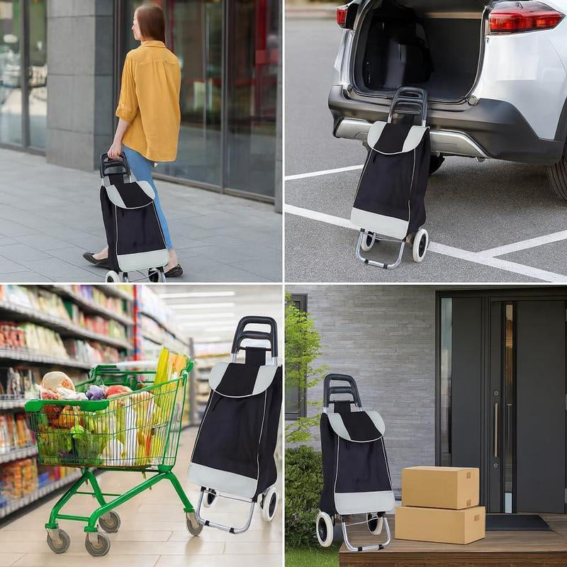 📢📢50% OFF !! ⏰Large Capacity Portable Folding Stair Climbable Cart