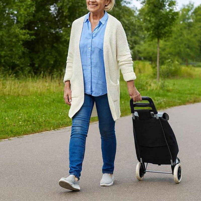 📢📢50% OFF !! ⏰Large Capacity Portable Folding Stair Climbable Cart