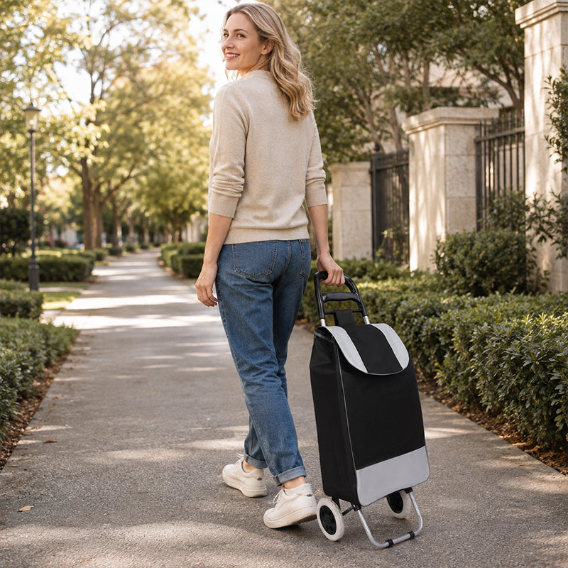 📢📢50% OFF !! ⏰Large Capacity Portable Folding Stair Climbable Cart