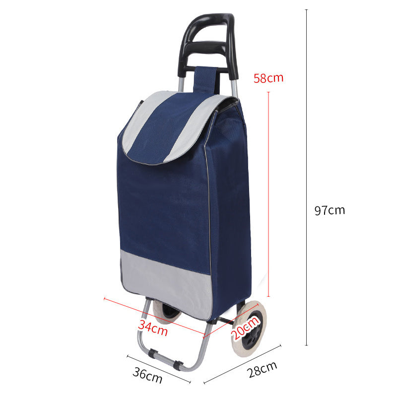📢📢50% OFF !! ⏰Large Capacity Portable Folding Stair Climbable Cart