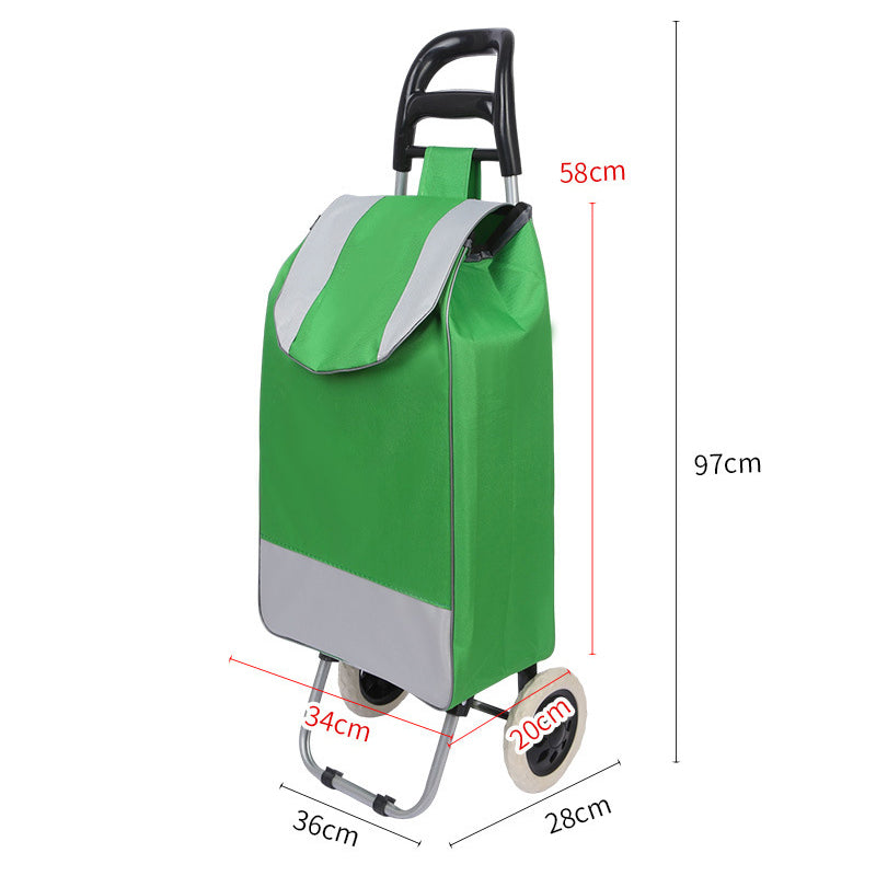📢📢50% OFF !! ⏰Large Capacity Portable Folding Stair Climbable Cart