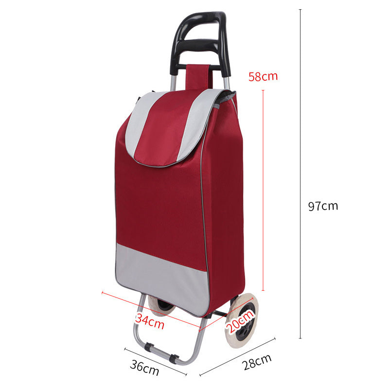 📢📢50% OFF !! ⏰Large Capacity Portable Folding Stair Climbable Cart