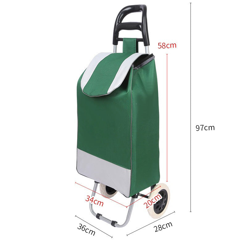 📢📢50% OFF !! ⏰Large Capacity Portable Folding Stair Climbable Cart
