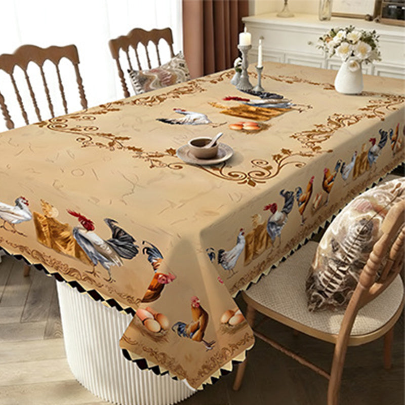 📢📢50% OFF !! ⏰Vintage Farmhouse Chicken Pattern Tablecloth