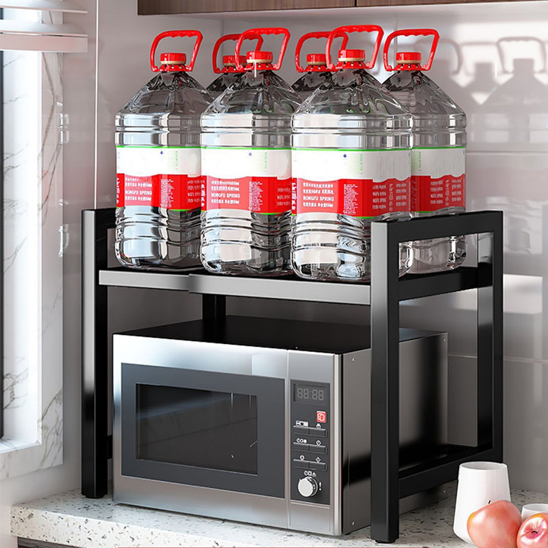 📢📢50% OFF !! ⏰Expandable Microwave Oven Rack with Hooks
