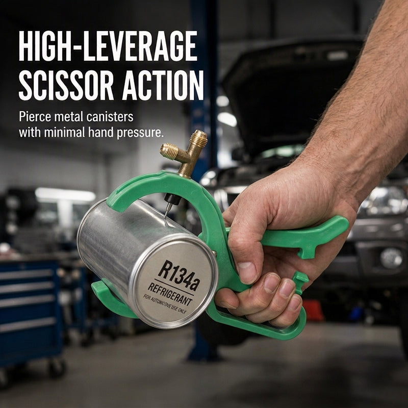 📢📢50% OFF !! ⏰Scissor Type Refrigerant Can Tap Opener Valve