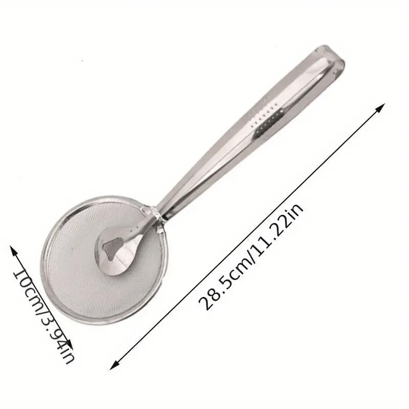 📢📢50% OFF !! ⏰2-in-1 Stainless Steel Food Tongs & Oil Strainer