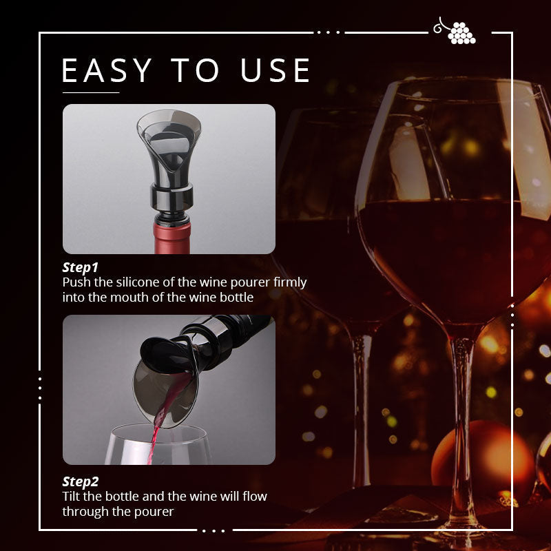 📢📢50% OFF !! ⏰ 2-in-1 Wine Saver – Vacuum Pump & Sealer, Preserves Freshness & Aroma ✨