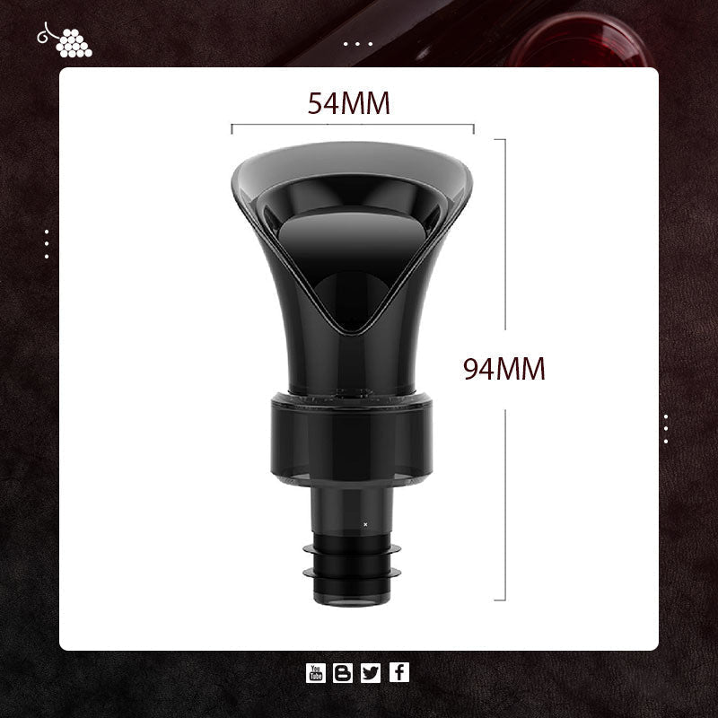 📢📢50% OFF !! ⏰ 2-in-1 Wine Saver – Vacuum Pump & Sealer, Preserves Freshness & Aroma ✨