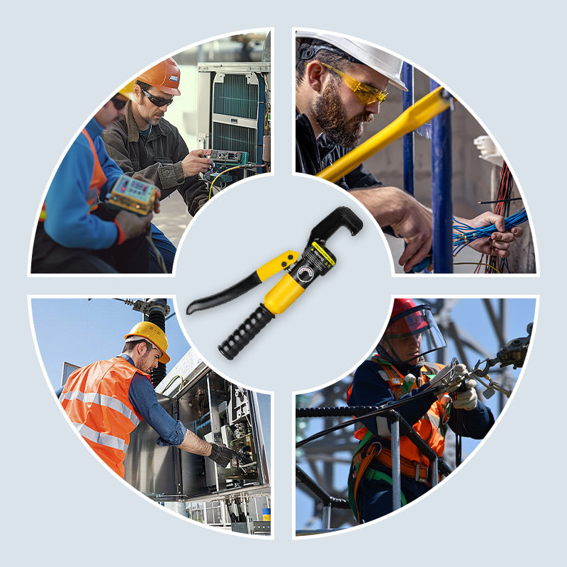 📢📢40% OFF !! ⏰Hand-Operated Hydraulic Crimping Tool for Cable Lugs