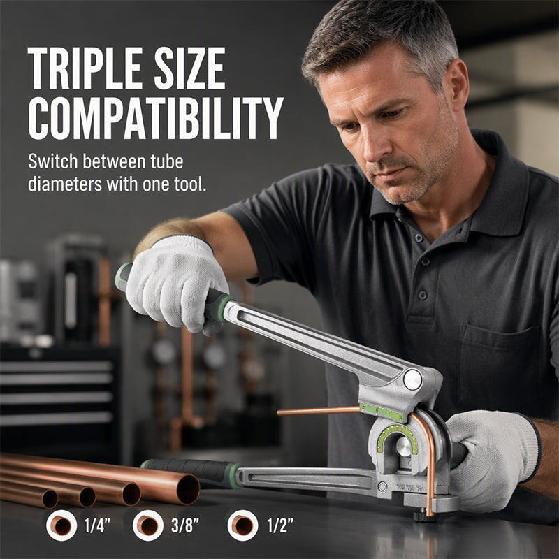 📢📢40% OFF !! ⏰3-in-1 Manual Tubing Bender