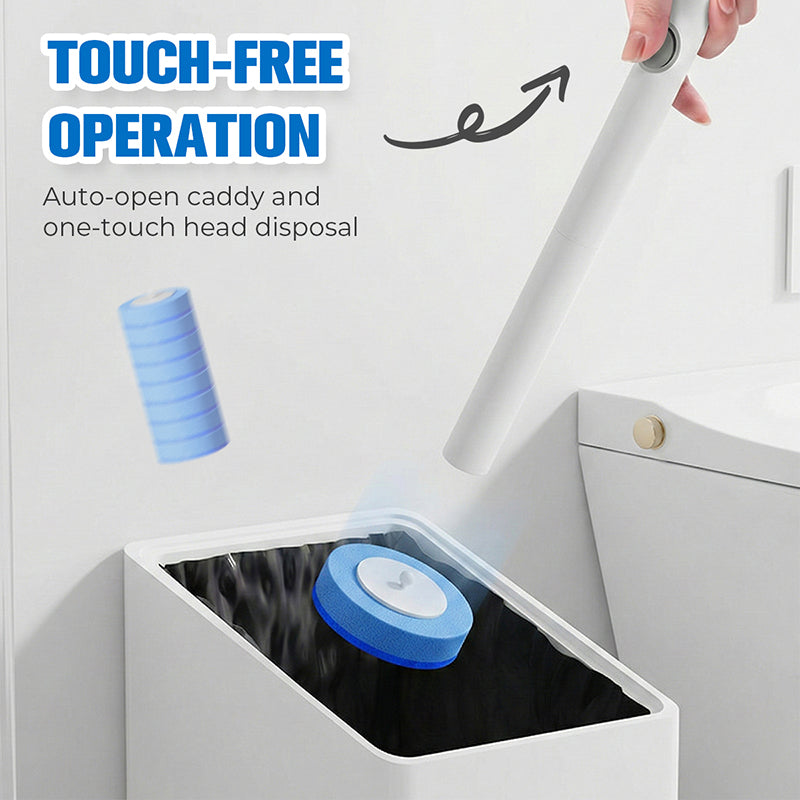 📢📢50% OFF !! ⏰No-Touch Disposable Toilet Scrubber Set