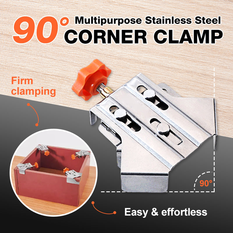 📢📢50% OFF !! ⏰Multipurpose Stainless Steel 90 Degree Corner Clamp