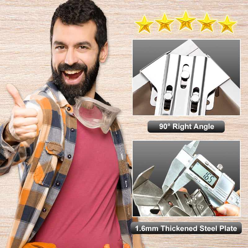 📢📢50% OFF !! ⏰Multipurpose Stainless Steel 90 Degree Corner Clamp