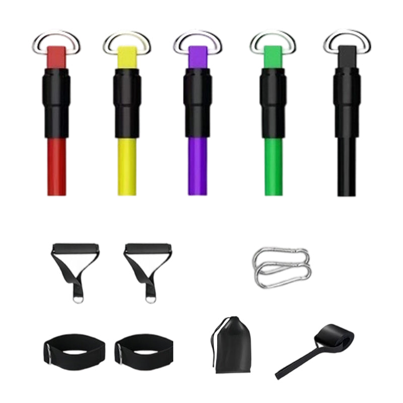 📢📢50% OFF !! ⏰13PCS Resistance Band Set with Handle for Home Gym