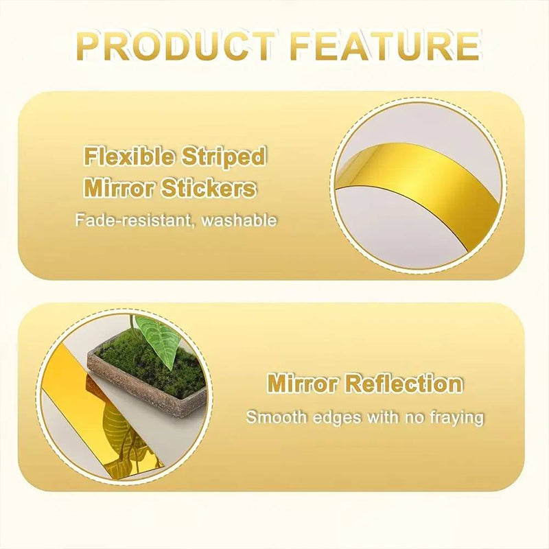 📢📢50% OFF !! ⏰Self-Adhesive Acrylic Mirror Wall Stickers
