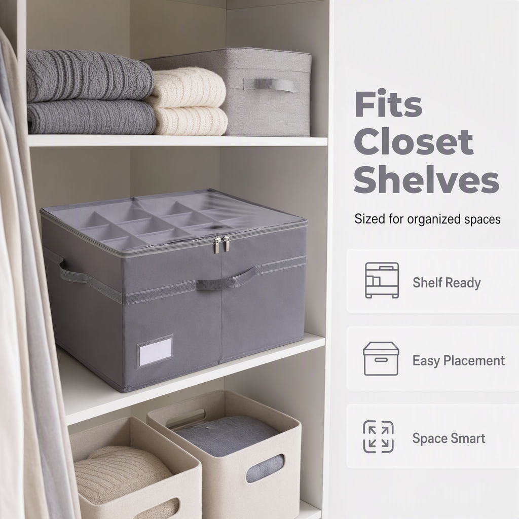 📢📢40% OFF !! ⏰16-Grid Foldable Fabric Shoe Storage Box