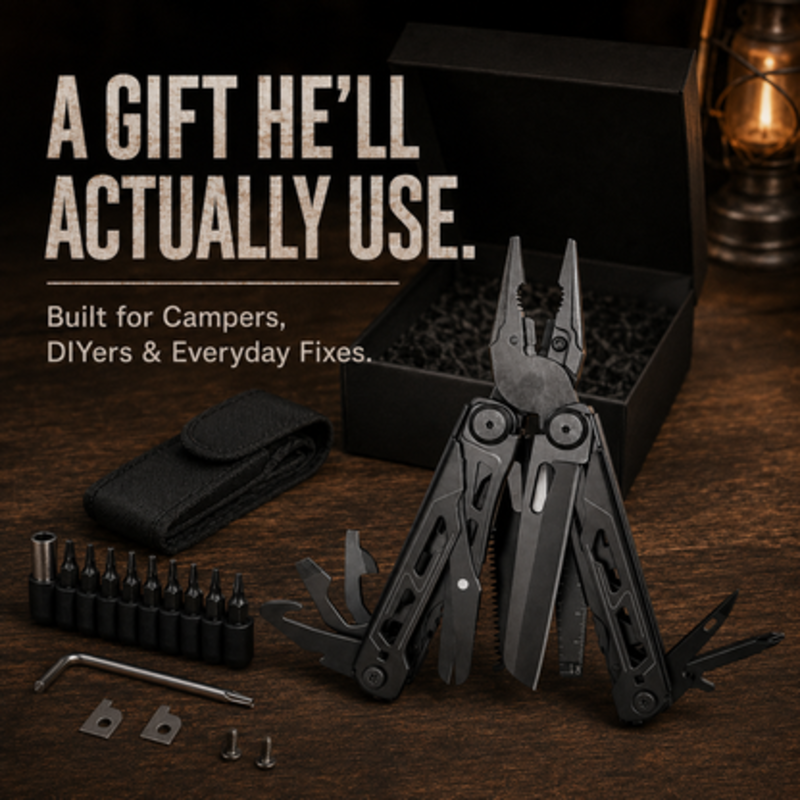 📢📢40% OFF !! ⏰Portable Folding Multi-Tool Pliers with Pouch
