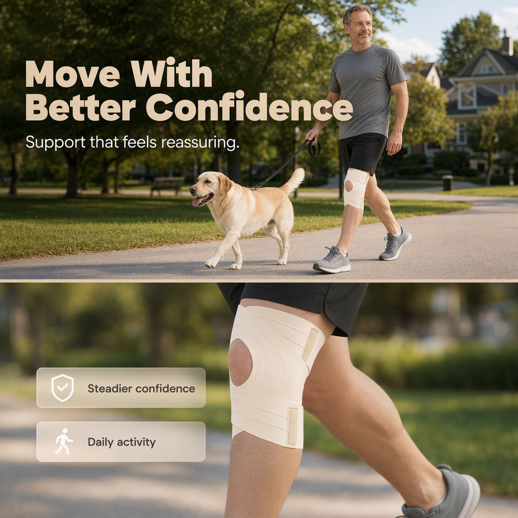 📢📢50% OFF !! ⏰Breathable Cross-Strap Knee Brace