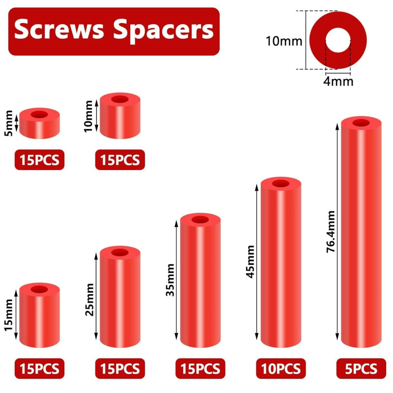 📢📢50% OFF !! ⏰Outlet Spacer & Screw Assortment Kit