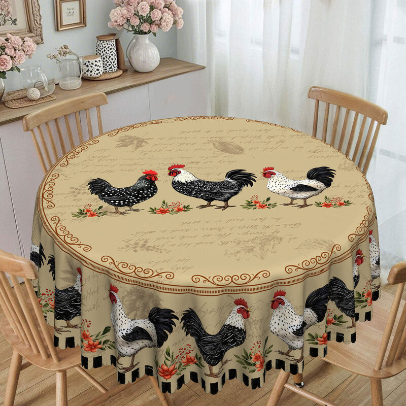 📢📢50% OFF !! ⏰Rustic Vintage Rooster Tablecloth