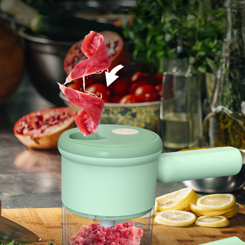 📢📢50% OFF !! ⏰Handheld Electric Rechargeable Vegetable Chopper & Slicer