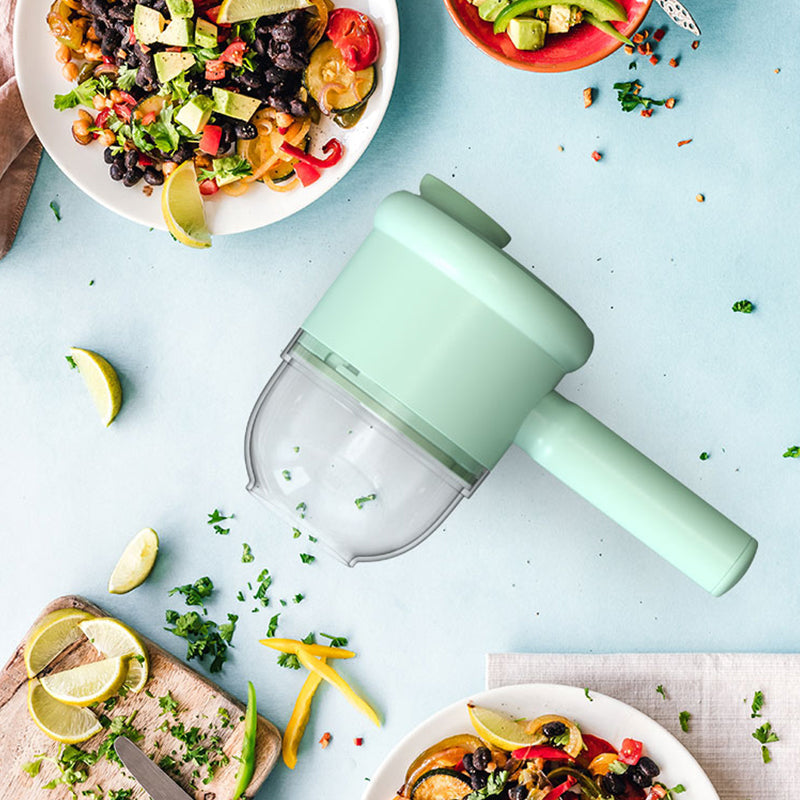 📢📢50% OFF !! ⏰Handheld Electric Rechargeable Vegetable Chopper & Slicer