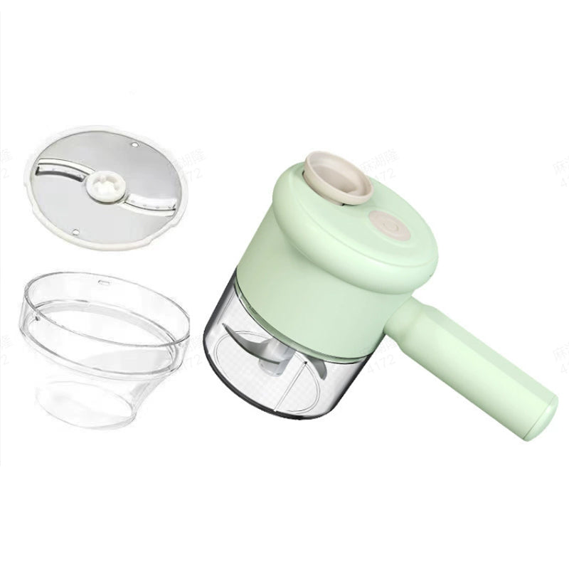 📢📢50% OFF !! ⏰Handheld Electric Rechargeable Vegetable Chopper & Slicer