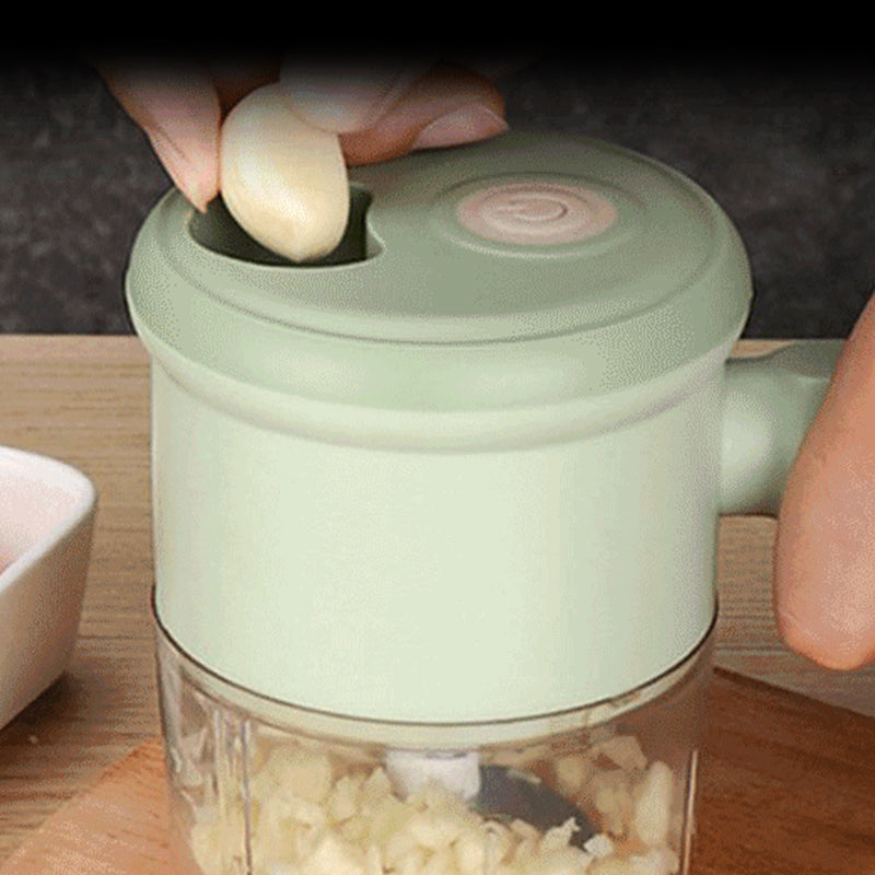 📢📢50% OFF !! ⏰Handheld Electric Rechargeable Vegetable Chopper & Slicer