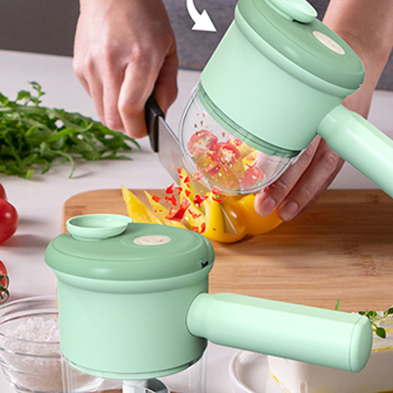📢📢50% OFF !! ⏰Handheld Electric Rechargeable Vegetable Chopper & Slicer