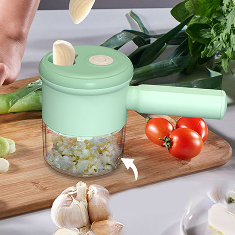 📢📢50% OFF !! ⏰Handheld Electric Rechargeable Vegetable Chopper & Slicer
