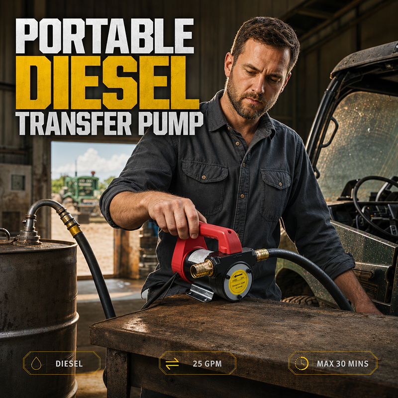 📢📢40% OFF !! ⏰Portable Diesel Transfer Pump