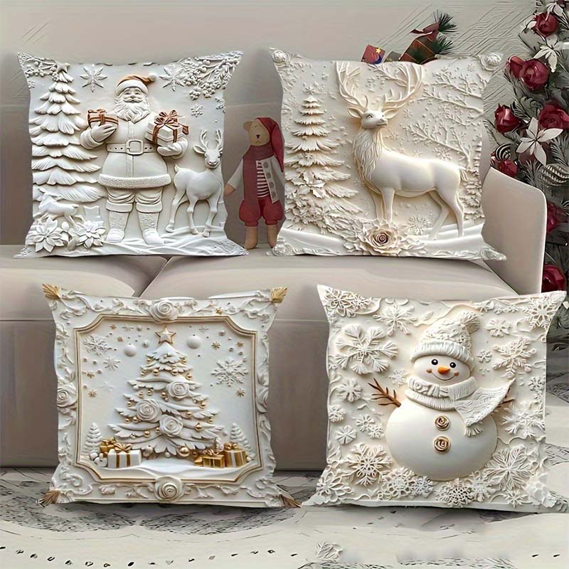 📢📢50% OFF !! ⏰Elegant Christmas Decorative Pillow Covers