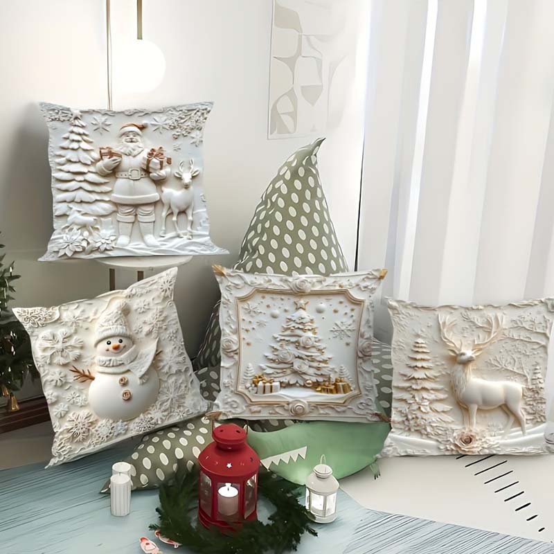 📢📢50% OFF !! ⏰Elegant Christmas Decorative Pillow Covers