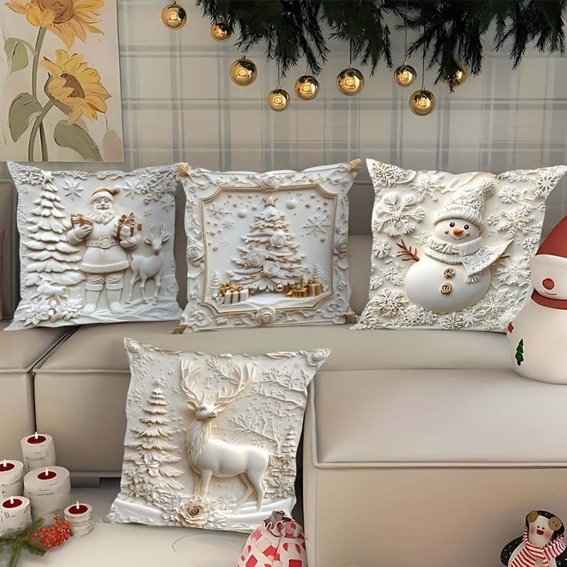 📢📢50% OFF !! ⏰Elegant Christmas Decorative Pillow Covers