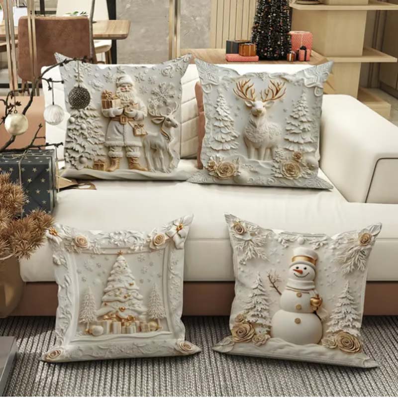 📢📢50% OFF !! ⏰Elegant Christmas Decorative Pillow Covers