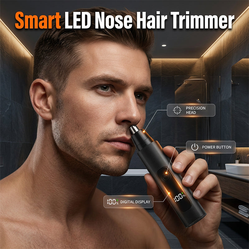 📢📢50% OFF !! ⏰Rechargeable Electric Nose Hair Trimmer