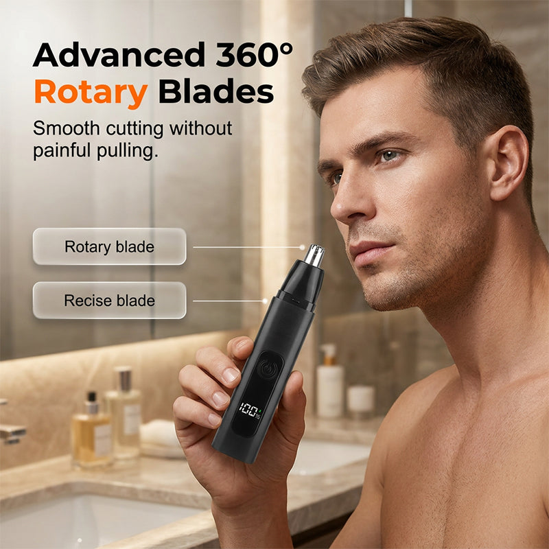 📢📢50% OFF !! ⏰Rechargeable Electric Nose Hair Trimmer